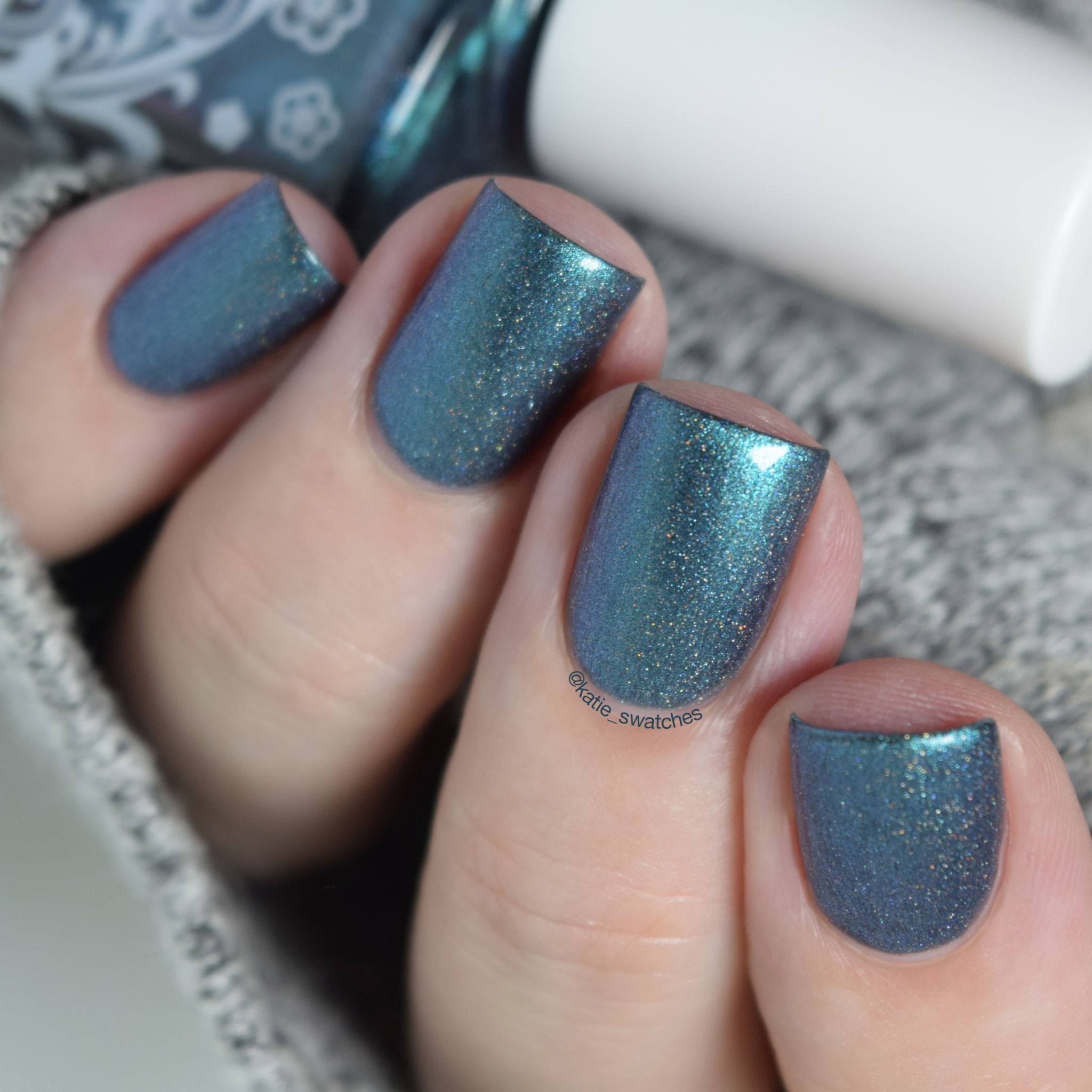 Takko Lacquer Kaleidoscope Eyes holographic nail polish swatch