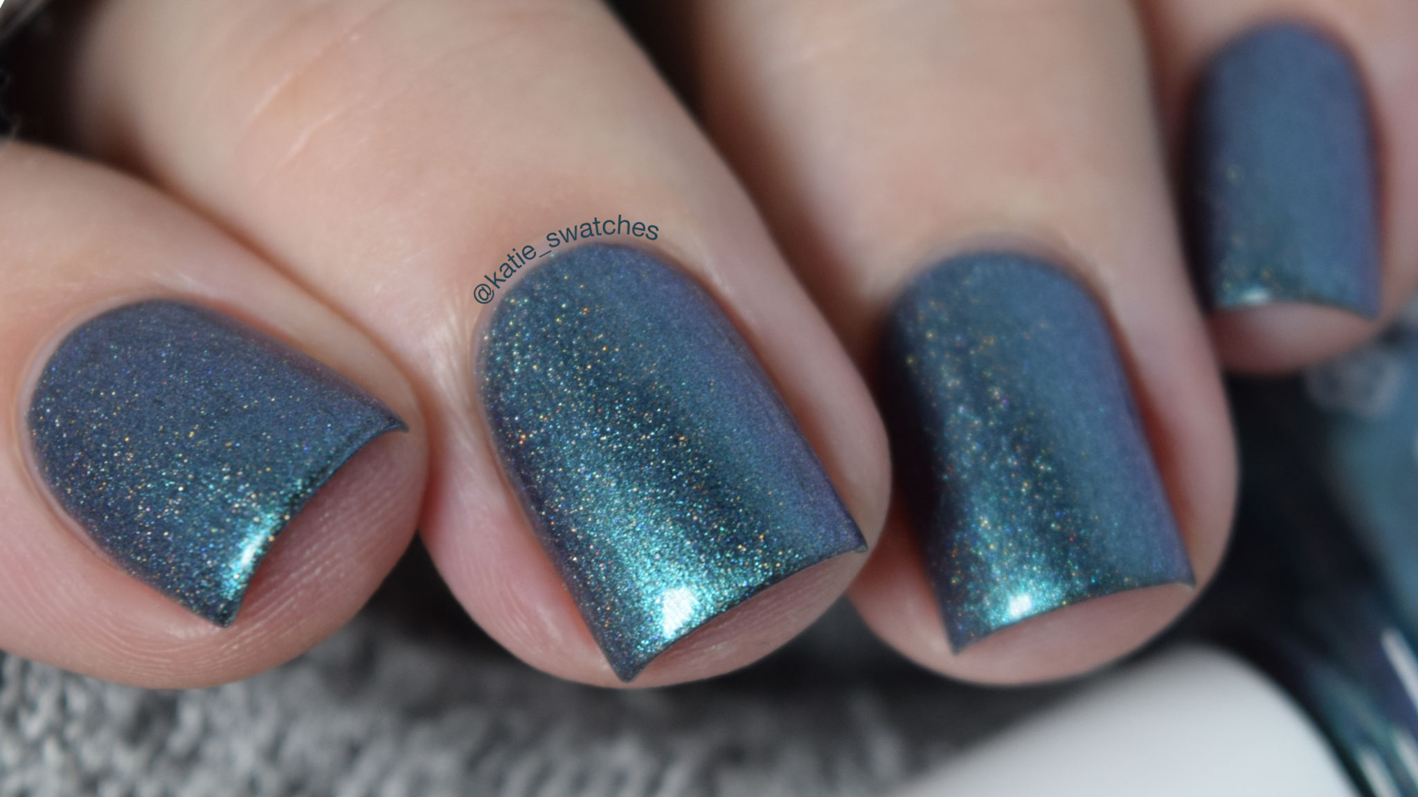 Takko Lacquer Kaleidoscope Eyes holographic nail polish swatch