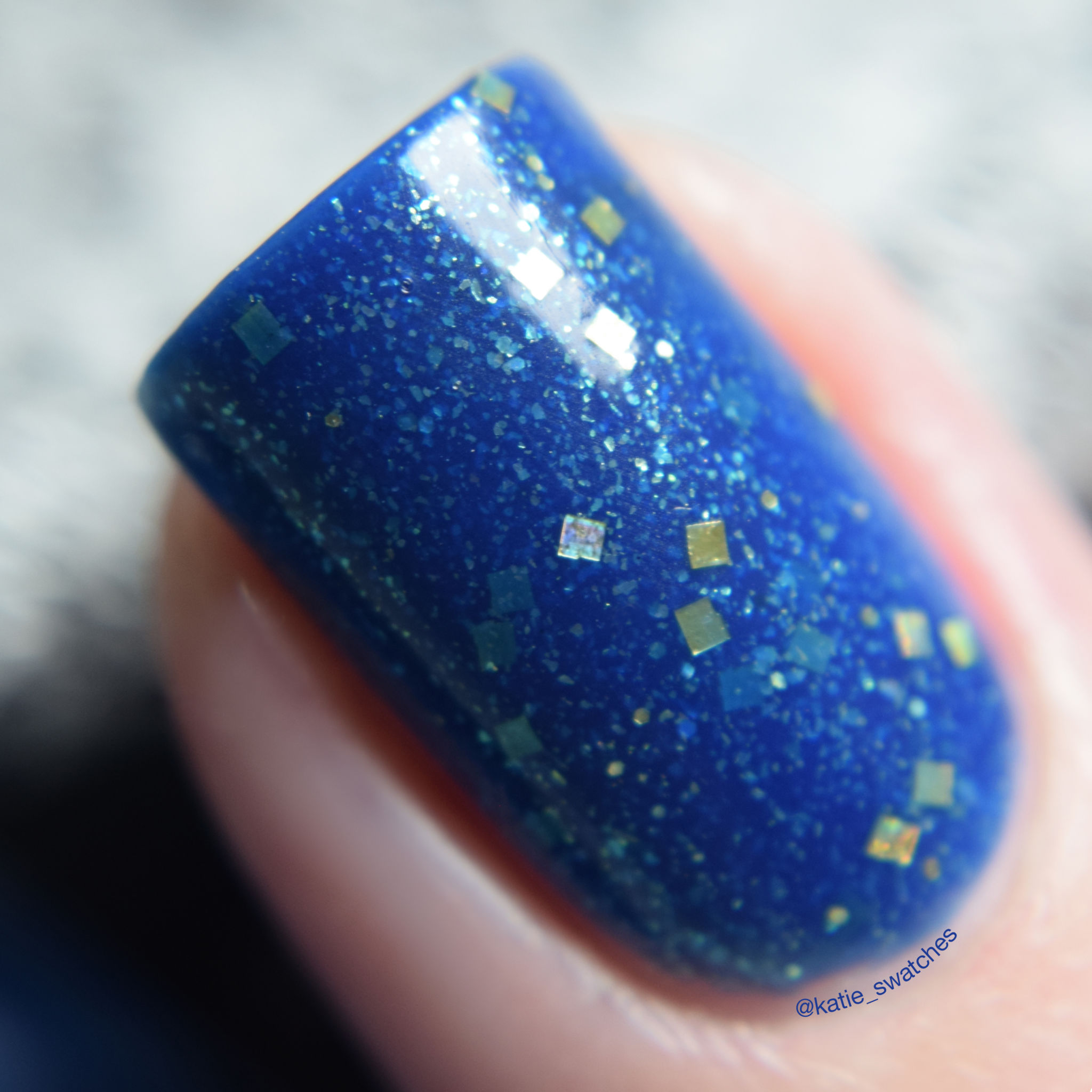 Cadillacquer Night Clouds indie nail polish swatch macro