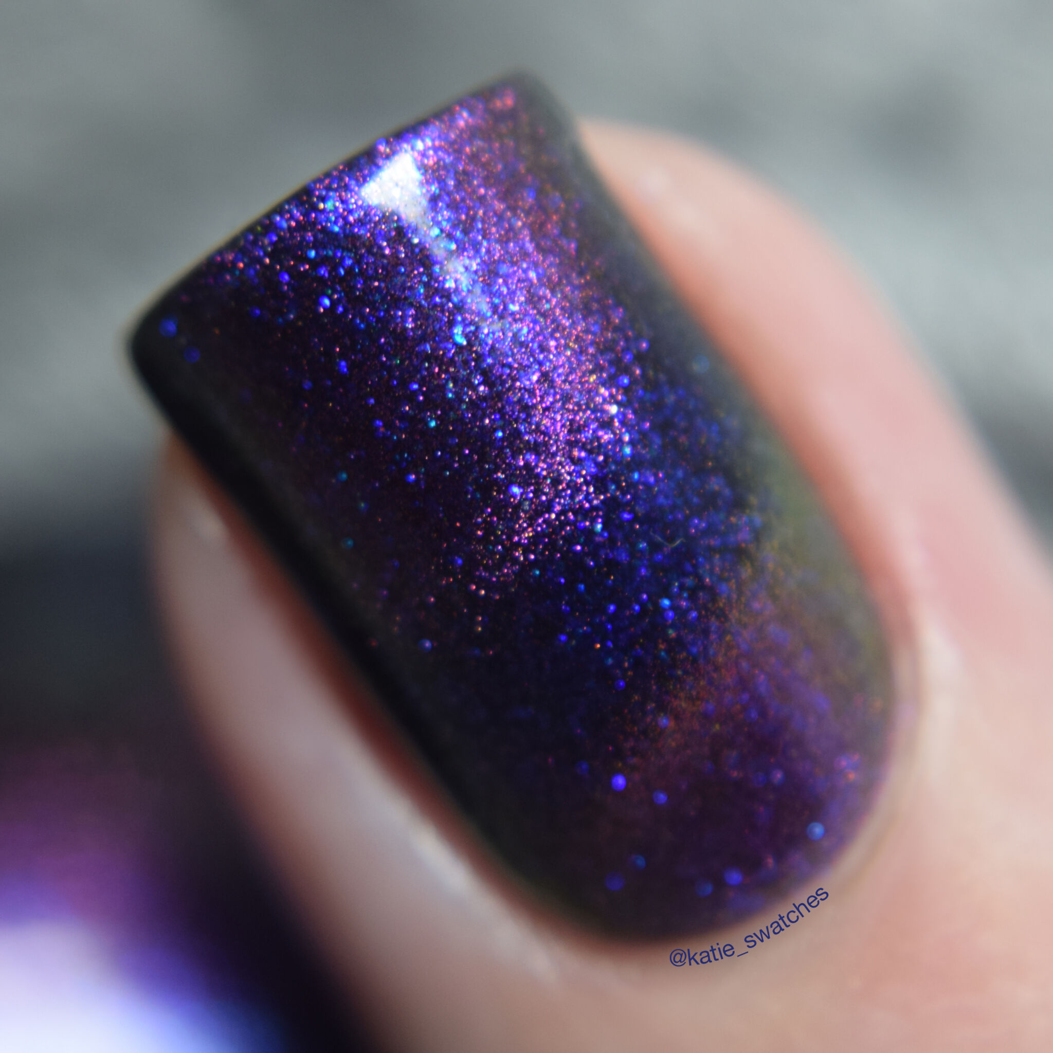 Polished for Days - Started With A Mouse magnetic nail polish swatch - Polish Pickup February 2019 Duos & Pairs