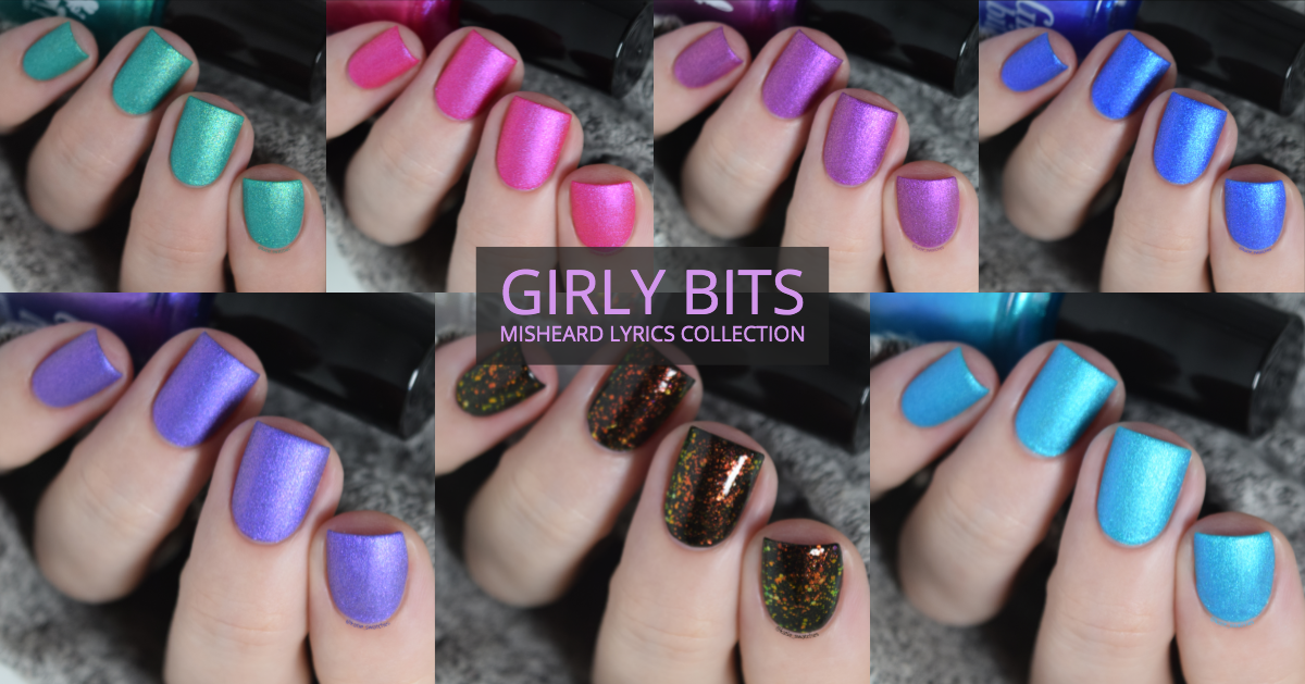 Girly Bits - Misheard Lyrics Collection matte nail polishes